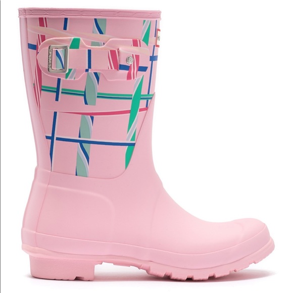 Hunter Original Short Waterproof Printed Rainboot - Picture 1 of 1